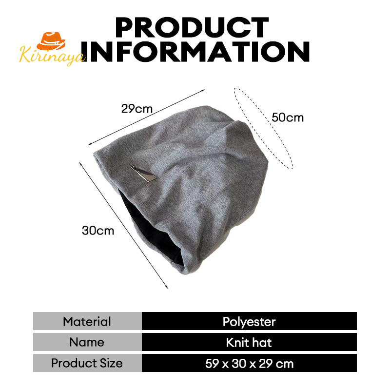 ส่งเร็วจากไทย🚚หมวกแฟชั่นกันลมกันหนาวทรงหลวมรอบศีรษะใหญ่หมวกซ้อนกันหมวกนุ่มระบายอากาศได้ดี-Kirinaya - รูปที่ 7
