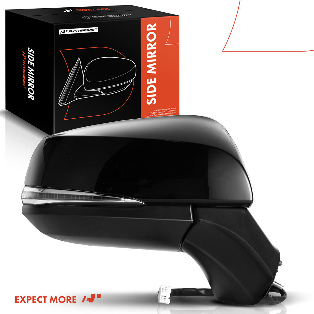 สีดําพลังงานความร้อนแว่นตาผู้โดยสารด้านข้างเหมาะสําหรับโตโยต้าราฟ4 19-22คู่มือพับ-