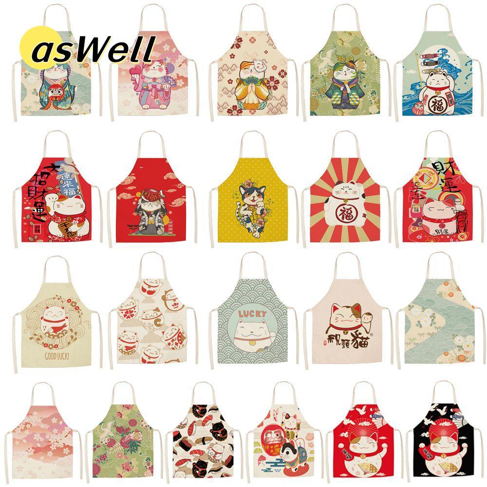 ASWELL Pinafore Bibs ทําความสะอาดในครัวเรือนห้องครัว