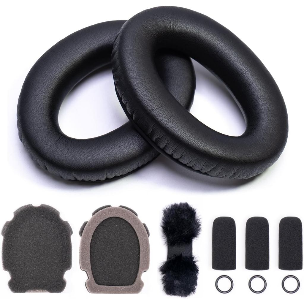 Renew Kit Ear Pads Cushion Mic Muff Windscreen Headband Pad Compatible with Bose A20 X A10 Aviation 