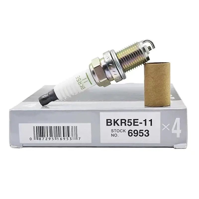 4/6pcs ปกติหัวเทียน BKR5E-11 6953 สําหรับ Toyota Corolla Hyundai Mazda Suzuki Matrix Mitsubishi Pase
