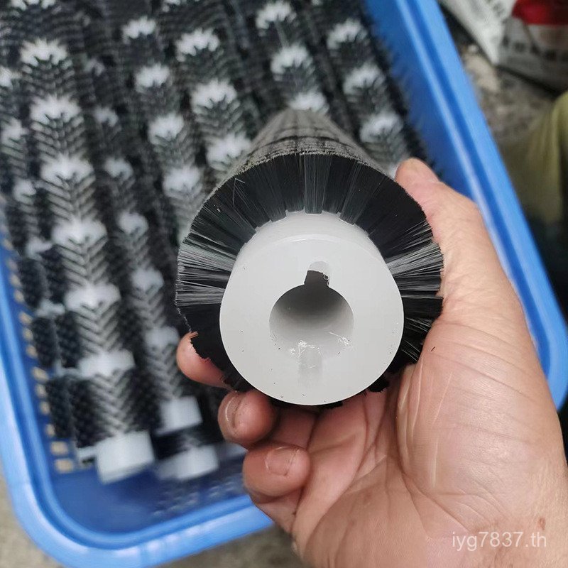 ลวดไนลอนสากลทนทานแปรงแปรงลูกกลิ้งทําความสะอาดเครื่อง Sole Hollow Roller ประเภทลูกกลิ้งแปรงทําความสะอ