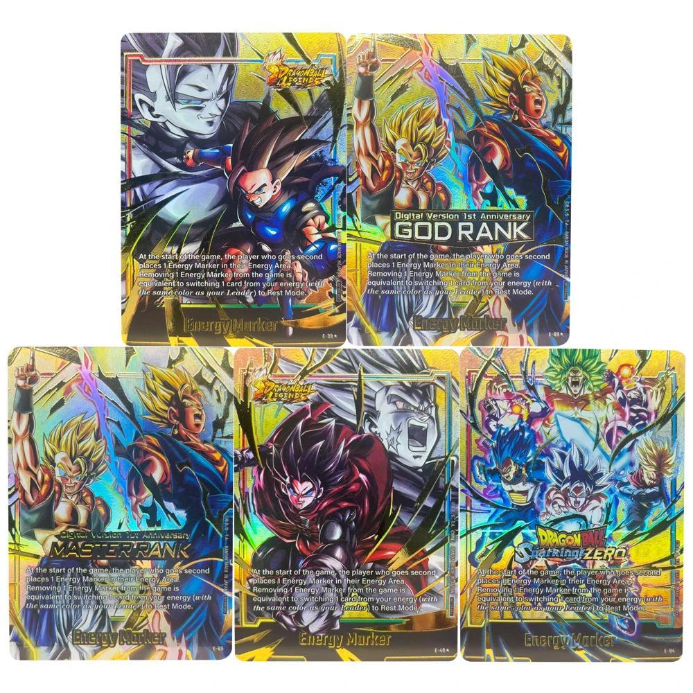 Dragon Ball Collection การ์ด Son Goku Majin Buu Broli Energy Marker Card DIY คุณภาพสูง Self Made เกมอะนิเมะการ์ดของเล่น