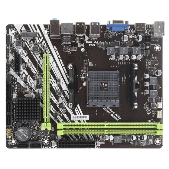 ใหม่ร้อน Ming Xuan MS-Challenger A320M.2-VH เมนบอร์ด A320 AM4 VGA HDMI M.2 DDR4