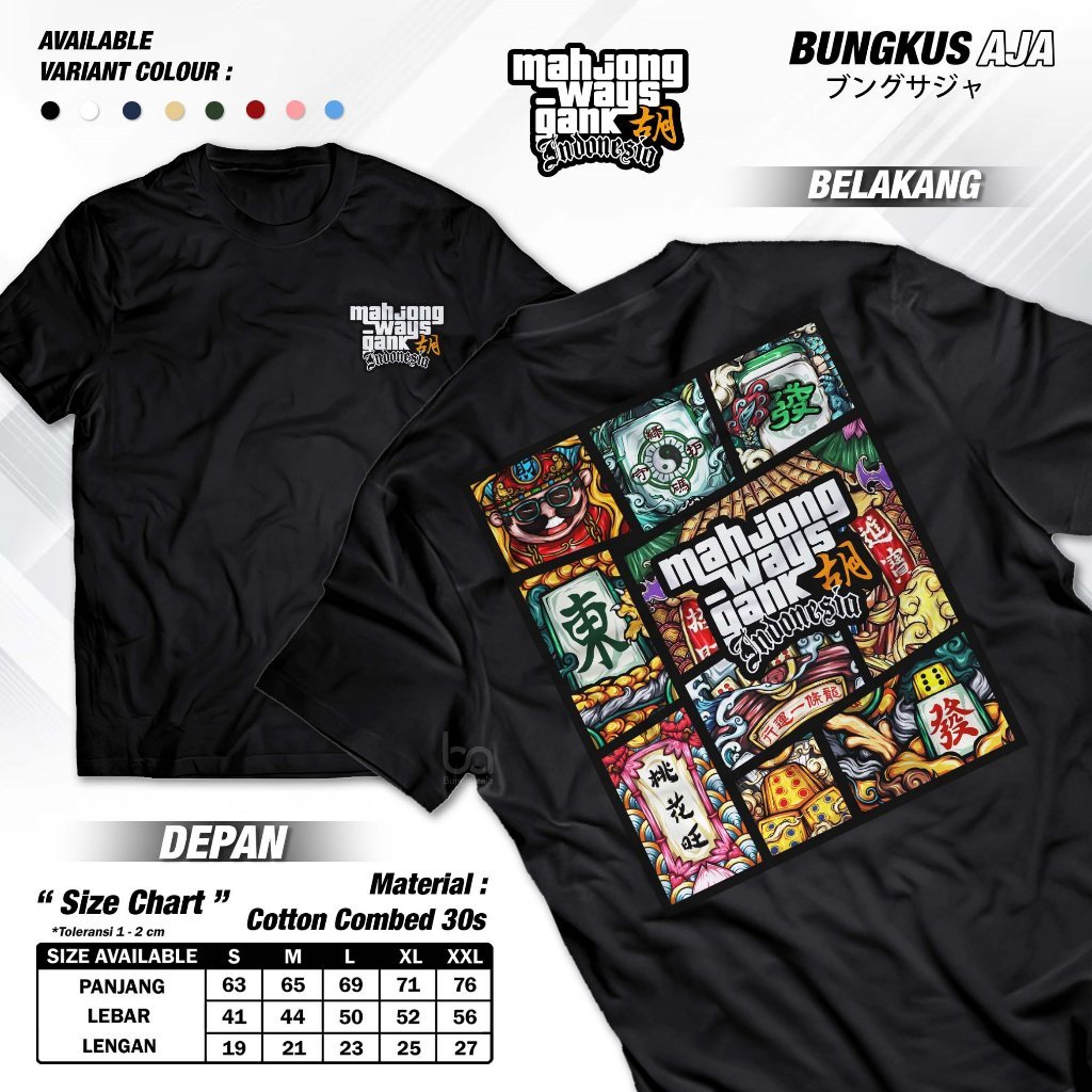 Mahjong Ways Gank Indonesia GTA Style T-Shirt - Mahyong Majong PG Soft Packoy Maxwin Pragmatic Play 