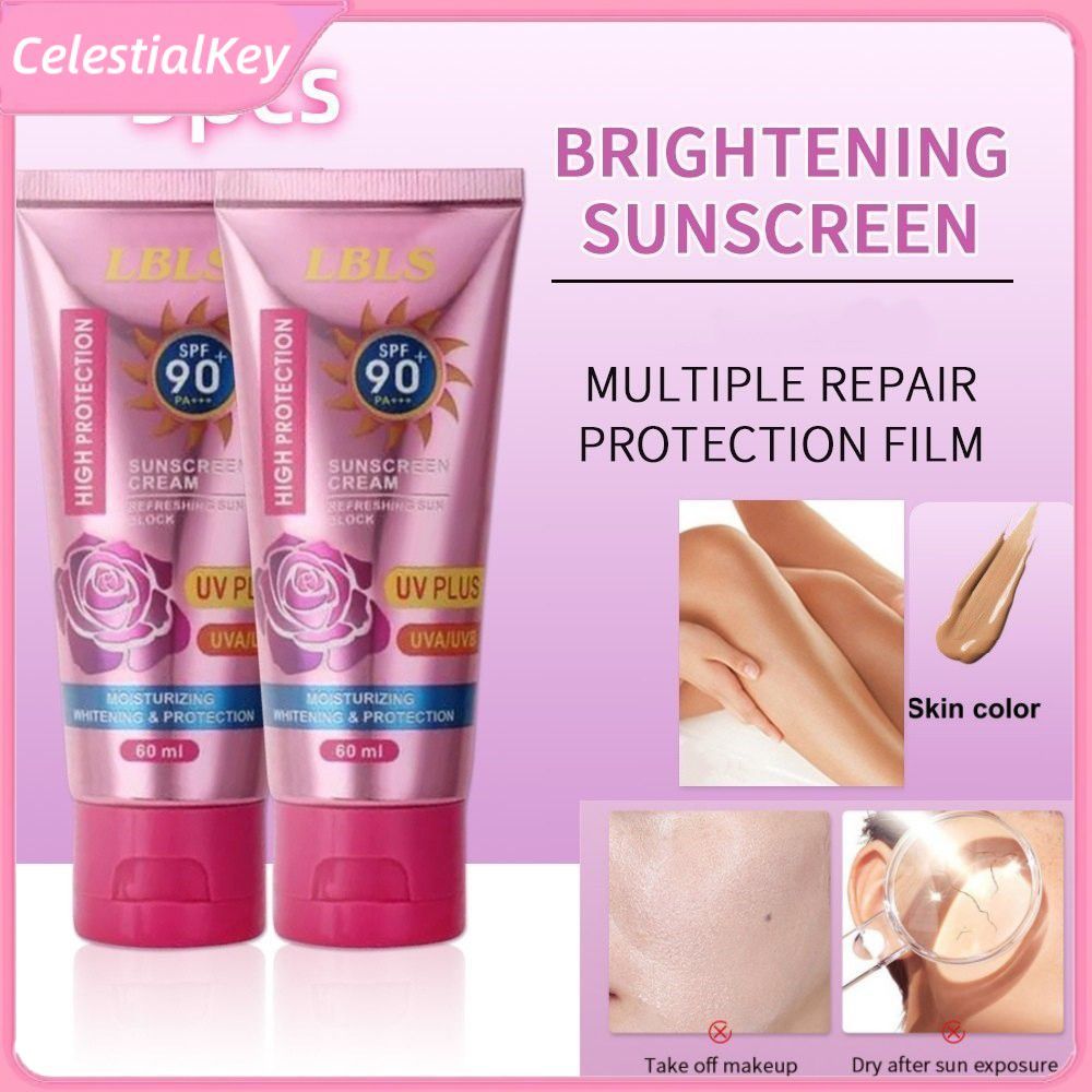 【COD】 3 ชิ้น Lbls Rose Multi-effect Repairing BB Cream Spf 90+ ครีมกันแดดปกป้องสูงสำหรับผิวแพ้ง่าย ส