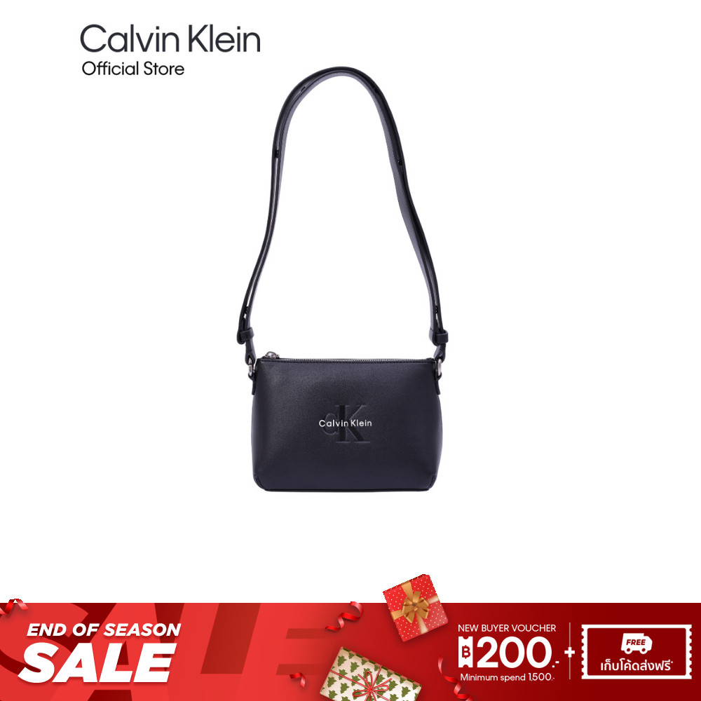 CALVIN KLEIN กระเป๋าสะพายข้างผู้หญิง Ckj Sculpted รุ่น 4K3127G UB1-สีดำ