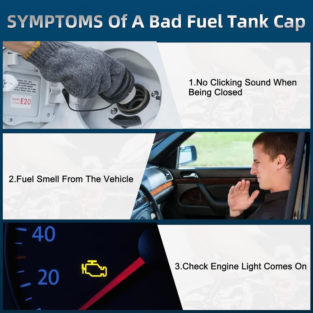 Fuel Tank Cap Gas Cap Compatible with Camry 4Runner Avalon Corolla Highlander Sienna Tacoma Tundra F