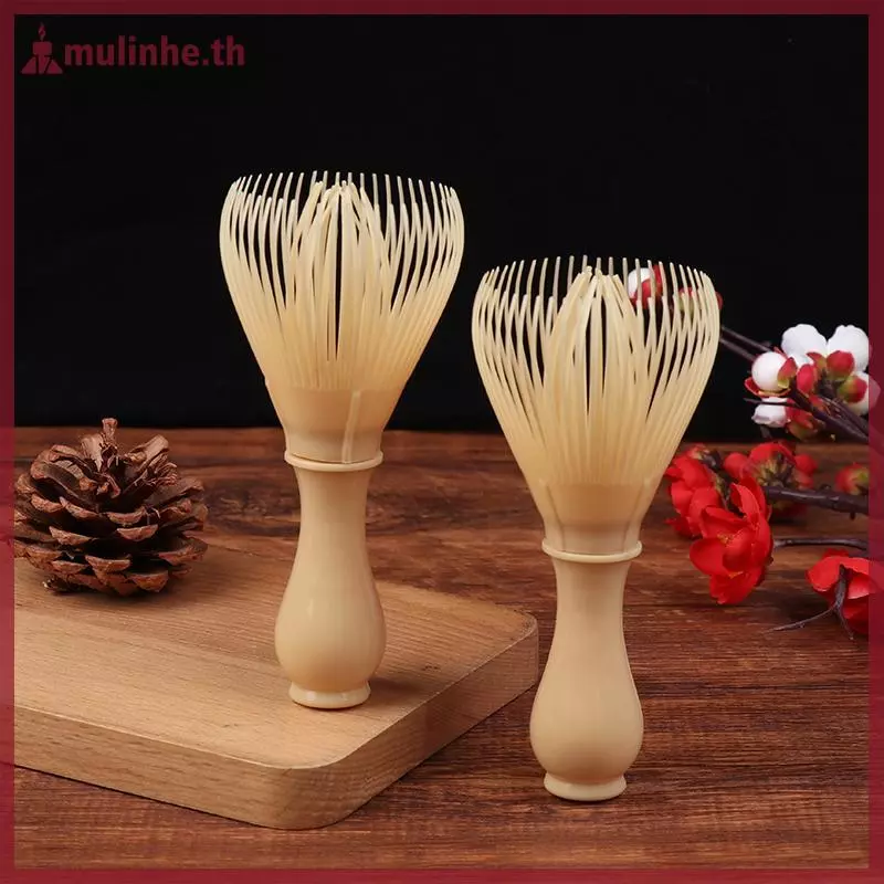 MULINHE DIY พิธีญี่ปุ่นเรซิ่น Matcha Practical Whisk Coffee Green Tea Brush TH