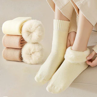 🌸รูปแบบใหม่🧦 ถุงเท้าสั้นหนา สไตล์ญี่ปุ่น น่ารัก ผ้าฝ้ายแคชเมียร์แท้ นุ่ม สบาย มีหลายสีให้เลือก