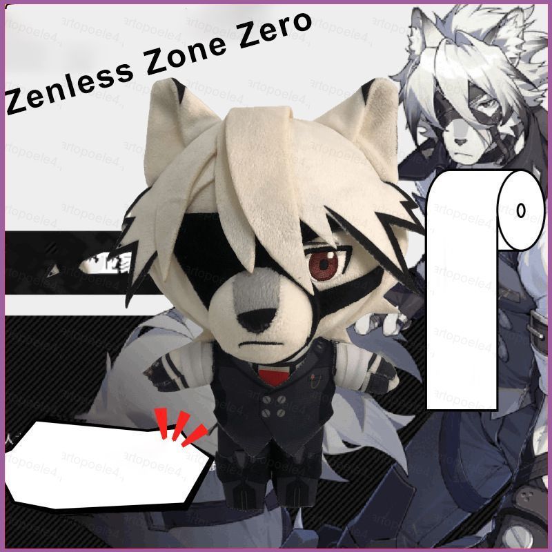 Zenless Zone Zero Von Lycaon เกมอุปกรณ์ต่อพ่วงตุ๊กตาเด็กของเล่นตุ๊กตาให้ของขวัญวันเกิดแฟน