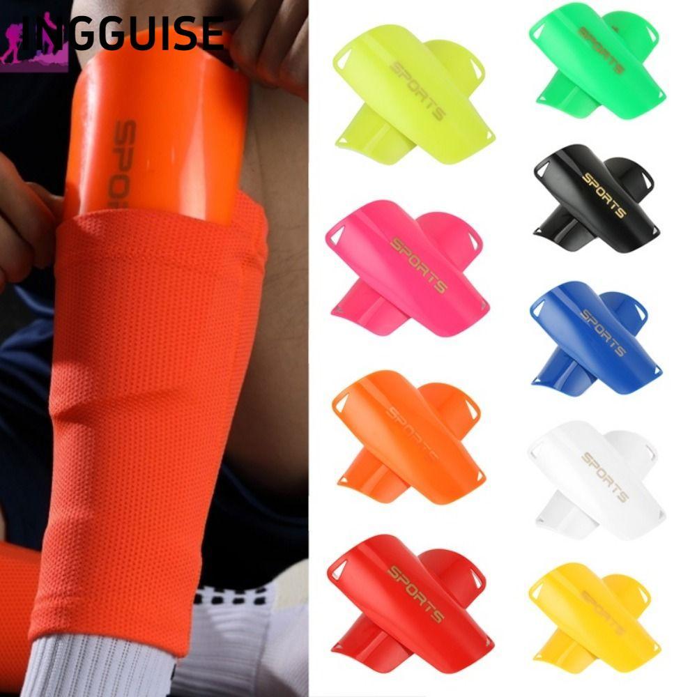 INGGUISE Football Shin Holder Shin Pads Accessories Blue Black White Leg Protector