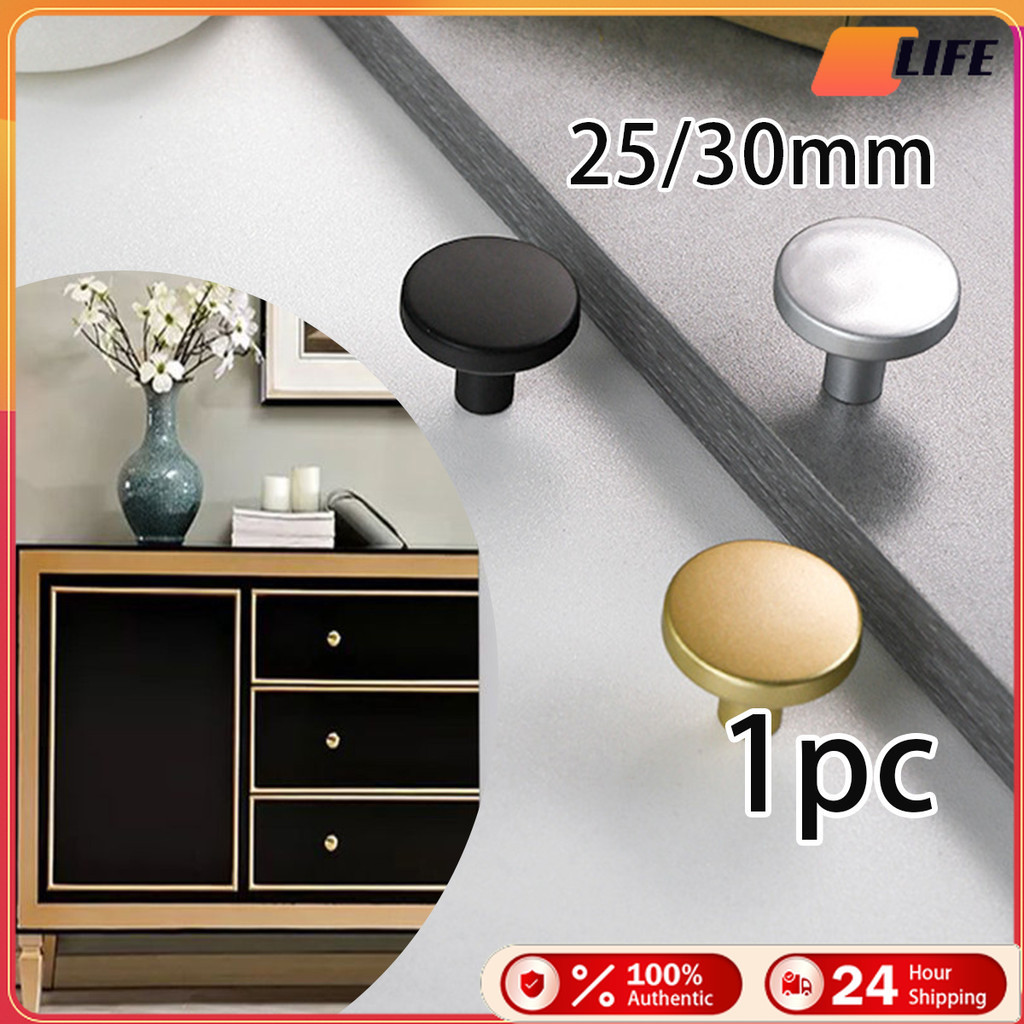 เก็บปลายทาง！ที่จับลิ้นชักทองเหลือง กว้าง25MM 30MM ที่ดึงตู้ แบบสแตนเลส ที่จับตู้เสื้อผ้า 3สี