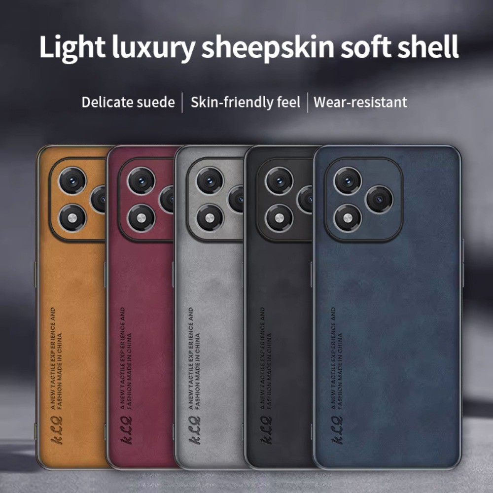 หรูหราSheepskin หนังสําหรับ Honor 400 สมาร์ท 400 Lite Honor X7D นุ่มกันกระแทกปกหลังสําหรับ Honor X7d