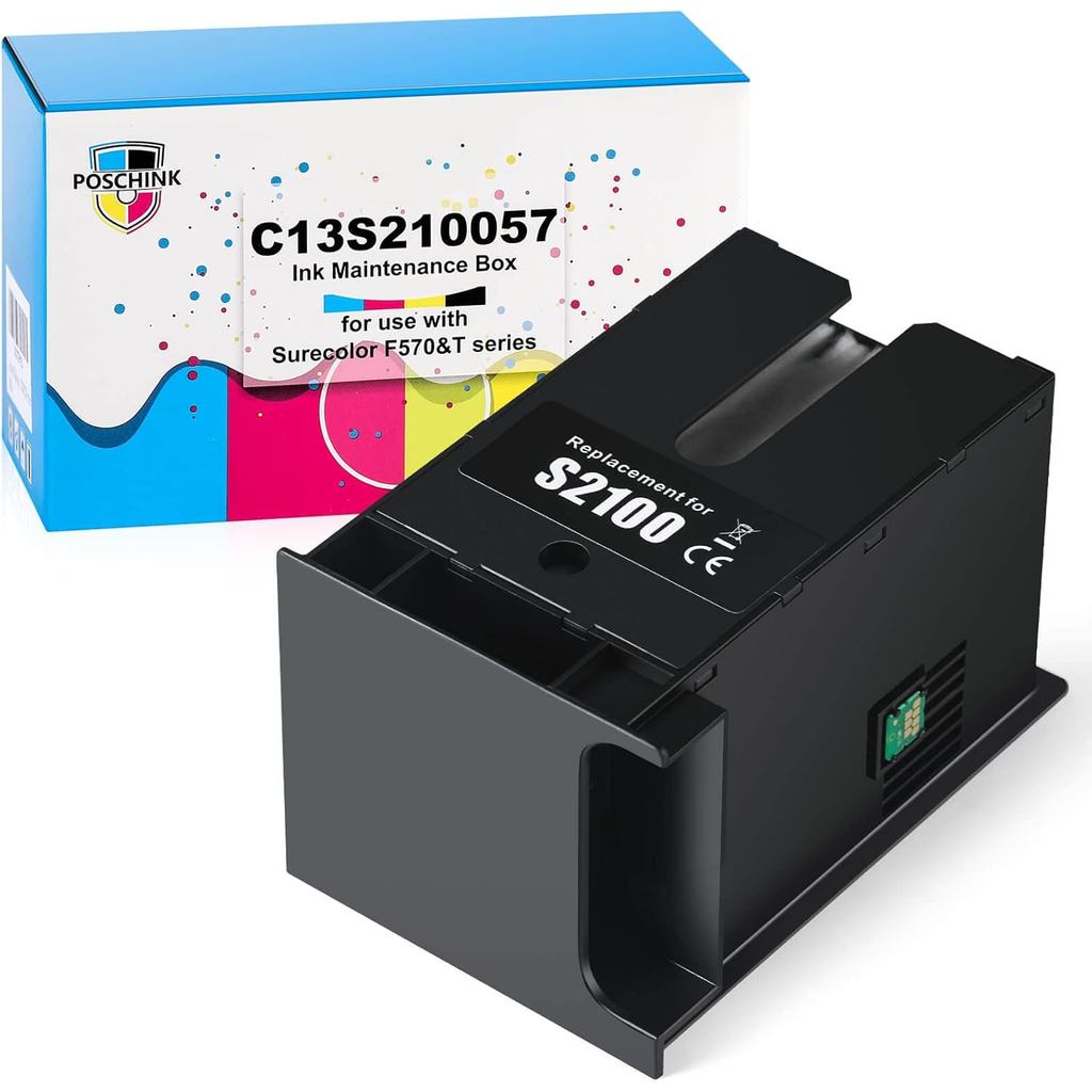 F570 ถังกล่องบํารุงรักษา (C13S210057/SC13MB/S2100) สําหรับเครื่องพิมพ์ Surecolor SC-F570 Pro / T3170