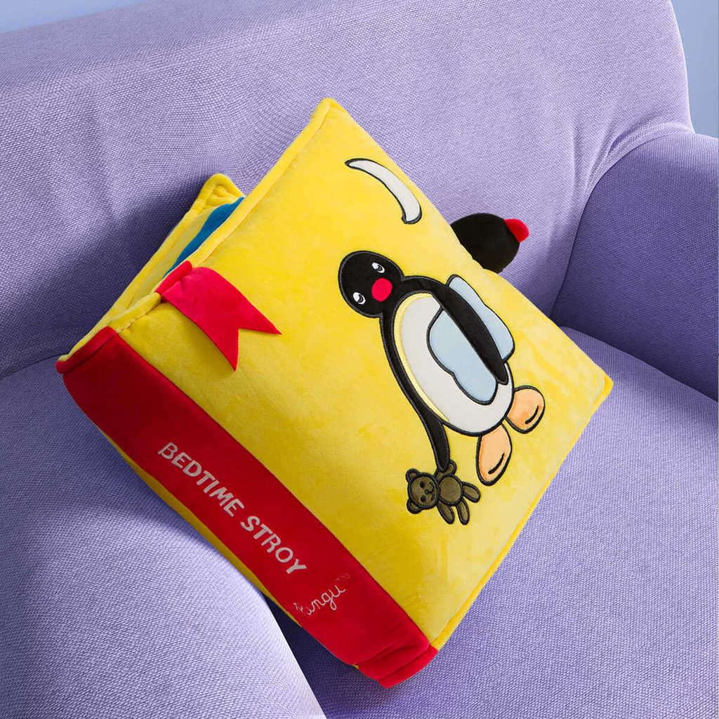 ⇓Toyama Store x Pingu Bedtime Story Story Book ตลกสร้างสรรค์หมอนเบาะโซฟา Bedtime Story BQ0Y