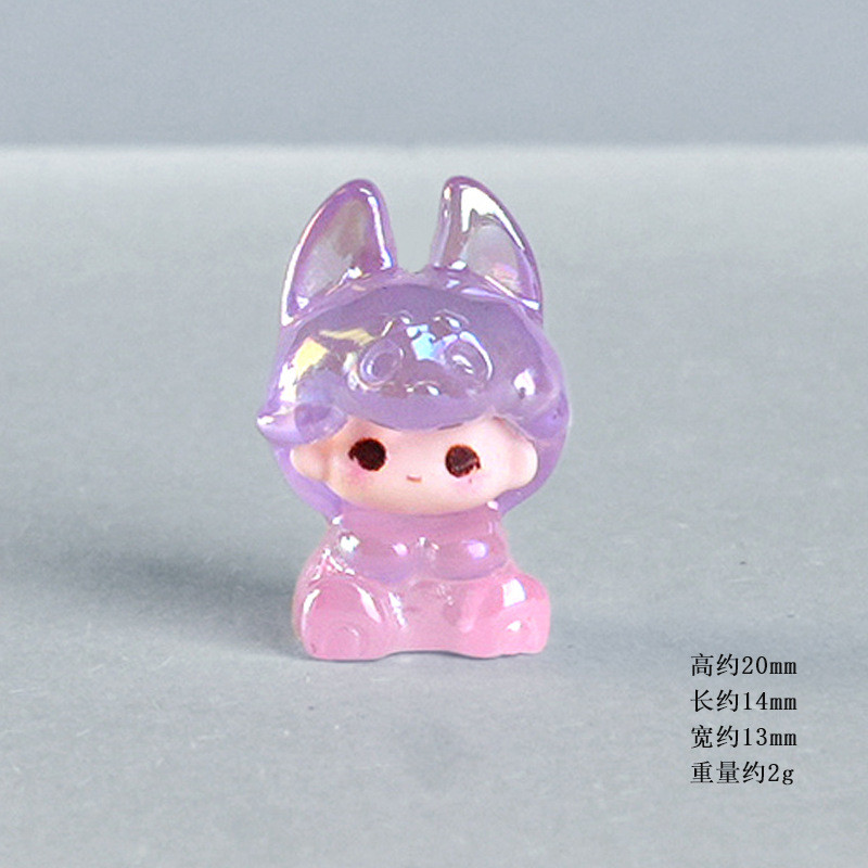 16ชิ้นมินิเคลือบ เอสพี ครอบครัวเรซิ่นเสน่ห์สําหรับ ทําเอง(1-193) - รูปที่ 4