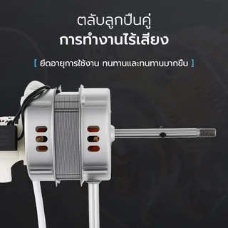 มอเตอร์พัดลม ตั้งพื้น 18″ นิ้ว ฮาตาริ ทองแดงแท้ แถม คาปาซิเตอร์ แกนคอ น็อต ปุ่มดึงส่าย ตัวล็อคใบพัดลม อะไหล่พัดลม
