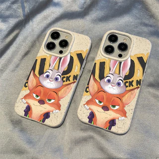 เคสไอโฟน11 ซูมหัวกระต่ายสุนัขน่ารักย่อยสลายได้นุ่มสำหรับ iPhone 17 16 13 11 12 15 14 Pro Max 7Plus 8 15 16 6s Plus XR X