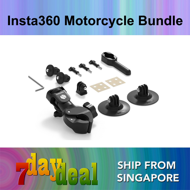 Insta360 Motorcycle Mount Bundle สําหรับ X4 X3 GO 3s GO 3 GO 2 ONE X2