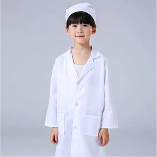 ชุดหมอเสื้อหมอ ชุดหมอเด็กผู้หญิง พยาบาลเด็ก ชุดหมอ ชุดคอสเพลย์หมอ i am a doctor