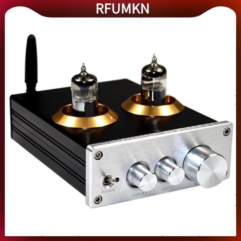 [rfumkn] Silver Upgrade NE5532 Stereo Bluetooth 4.2 6J5 Tube Preamplifier Support