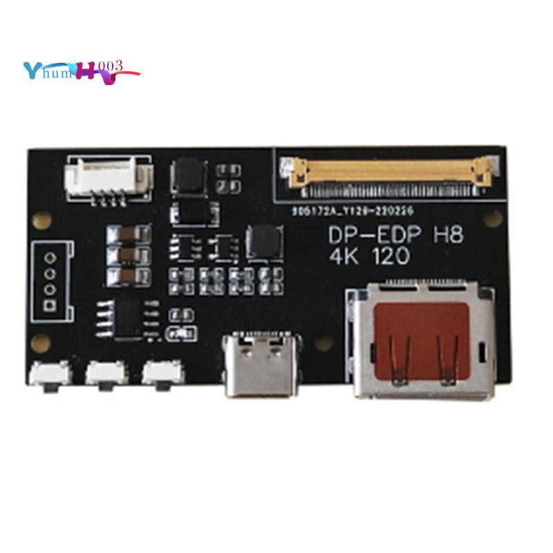[yhumh003]DP to EDP 4K 120HZ DIY4K Driver Board 4K 2K 1080 อะแดปเตอร์บอร์ดสําหรับจอแสดงผลแบบพกพา (A)