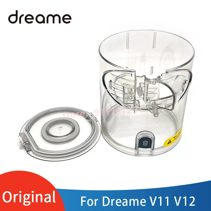 ใหม่เดิม Dreame V11 V12 เครื่องดูดฝุ่นไร้สายแบบใช้มือถืออะไหล่เครื่องดูดฝุ่นฝุ่นถ้วยฝุ่นอุปกรณ์เสริม