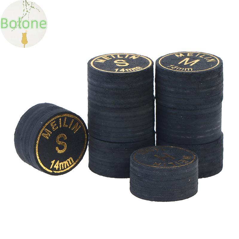 Bolone 14 มม.ญี่ปุ่น Cue Tip คุณภาพสระว่ายน้ําบิลเลียด Pigskin Cue Tip Snooker Cue Tip VN