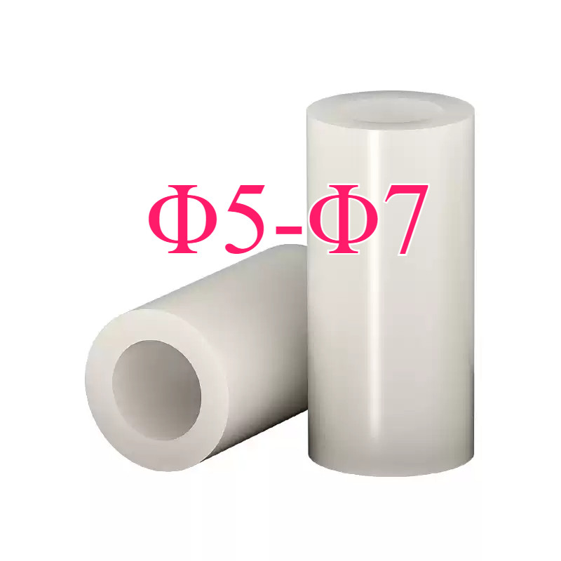 คอลัมน์แยก ABS สีขาว, คอลัมน์แยกฉนวน, คอลัมน์แผ่นพลาสติก 3mm4mm ผ่านคอลัมน์ปลอกไนลอน [CQ-MB]