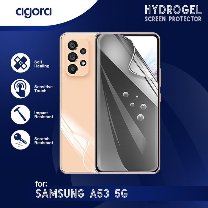 LAYAR Anti-Scratch Hydrogel สําหรับ Samsung A53 5G Hydrogel SCREEN Protector ฟิล์ม - ANTI SPY, FULL 