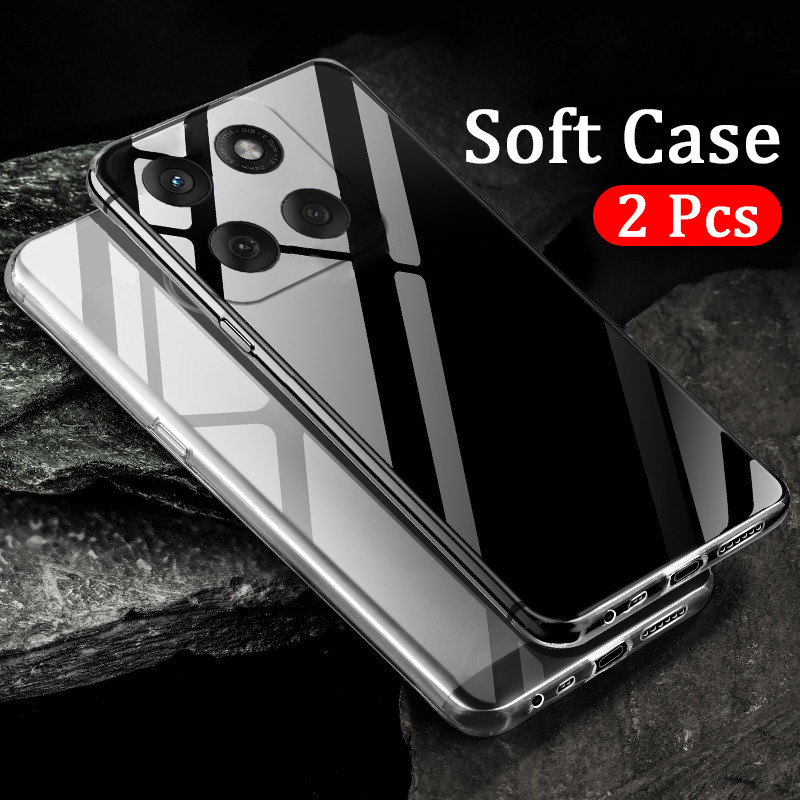 2 ชิ้นสําหรับ Motorola Moto G67 Power G57 Power เคสโทรศัพท์นุ่มโปร่งใส HD ซิลิโคนใสสําหรับ Moto G67 