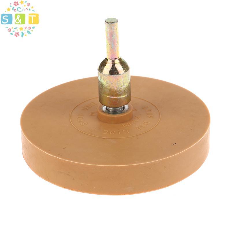 [S&T] 88mm Universal ยางยางลบล้อสําหรับลบกาวรถสติกเกอร์กาว Pinstripe Decal Graphic Auto Repair Paint