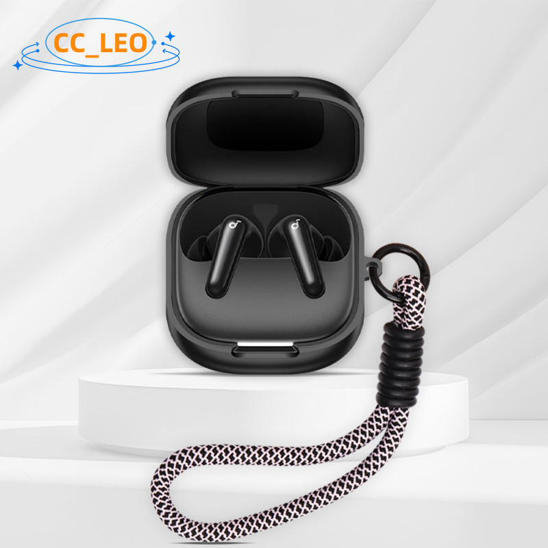 Case for Anker Soundcore R60i NC Cute Lanyard Pendant Silicone Soft Case Suitable for Soundcore R60i NC Shockproof Shell Protective Sleeve