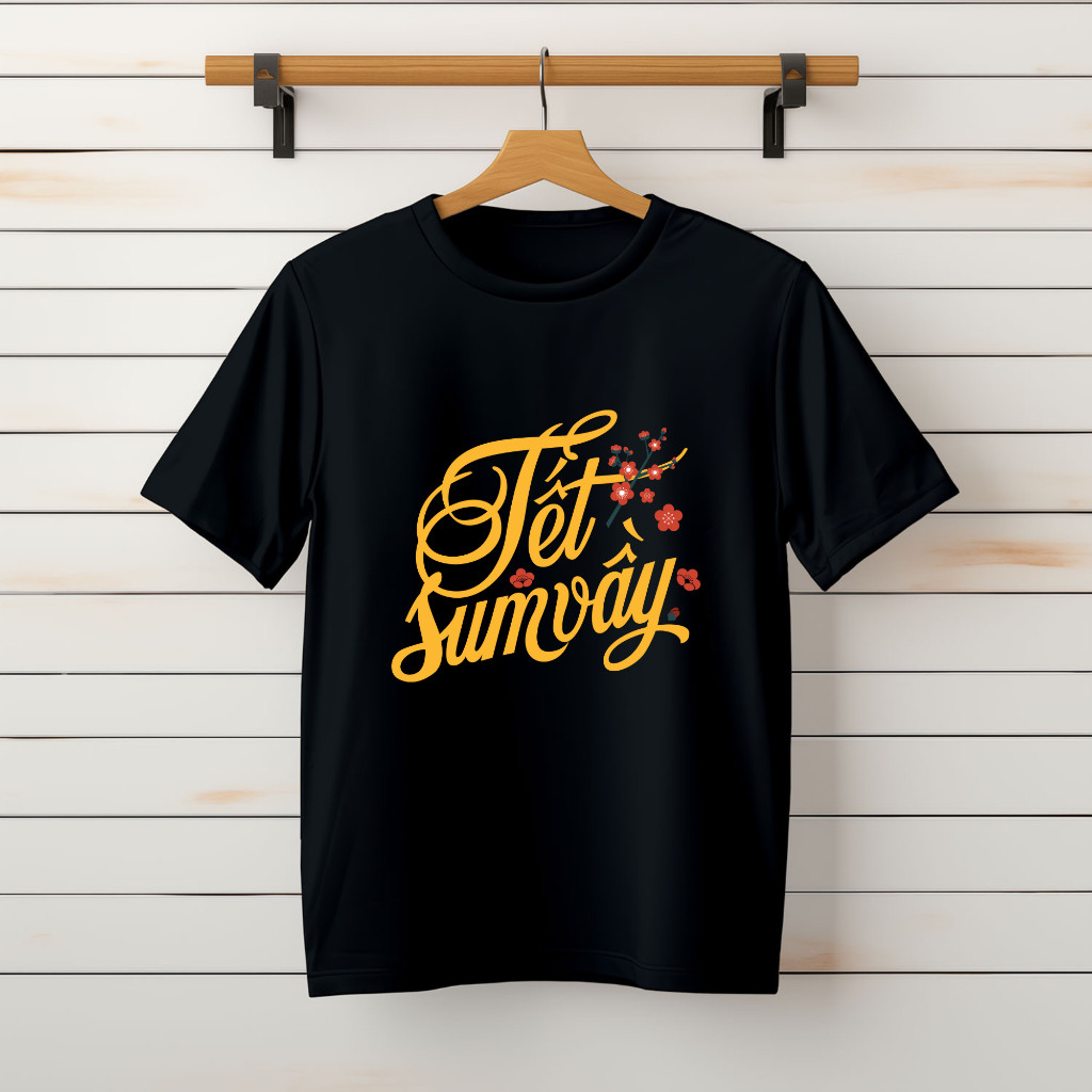 เสื้อยืดผู้ชายและผู้หญิง เสื้อ Tet - Tet Reunion - Down Form - TET26P3.2 [HanoiSport]