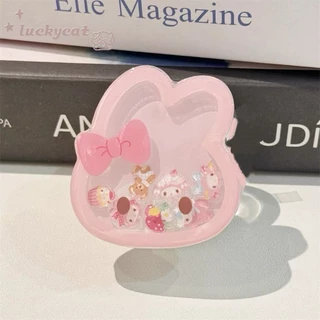 เคสกระต่ายน่ารักหวานเข้ากันได้กับ iPhone 17 16 15 14 13 12 11 Pro Max X Xr Xs Max 7 8 Plus SE2020