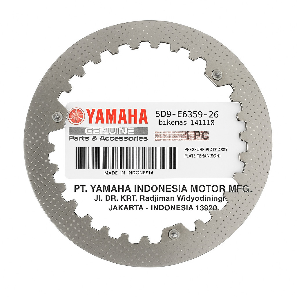 Yamaha Vega ZR New Jupiter Z ใหม่คลัทช์แผ่นแรงเสียดทานเหล็ก 1 ชิ้น 5D9 - 12 ชิ้นส่วน