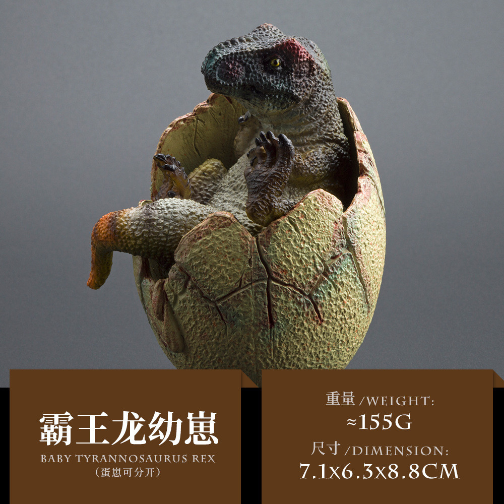 โมเดลของเล่นฟักไข่ไดโนเสาร์แข็งชุดหุ่นเด็ก Jurassic T-Rex และ Spinosaurus ราคา ถูกที่สุด ดีลบีเคเค แกลเลอรีภาพที่ 6