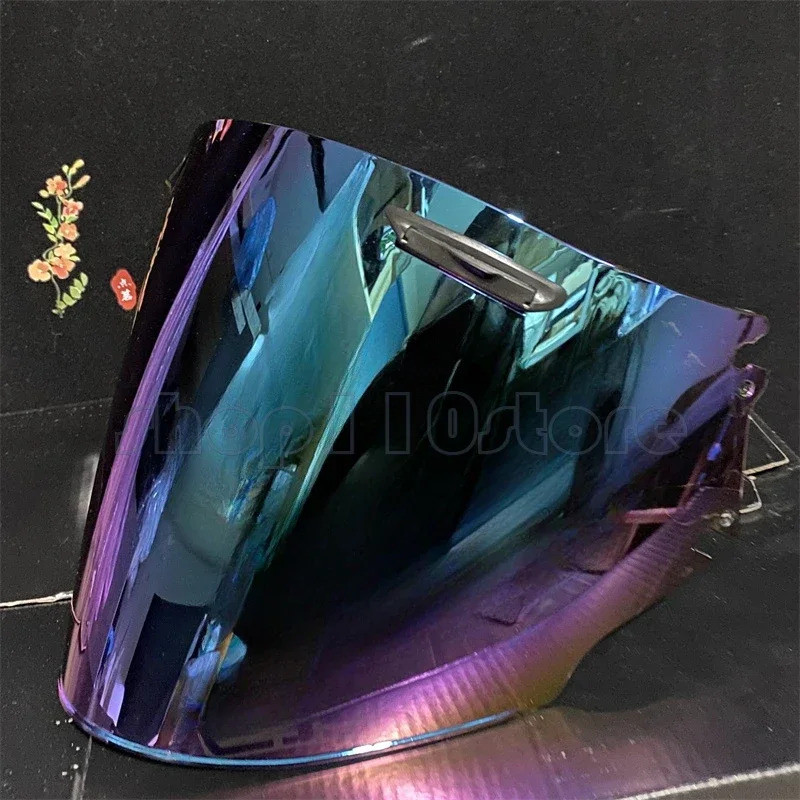ReadyStockVisor รถจักรยานยนต์หมวกกันน็อคครึ่งVisor FittingสําหรับRAM4 หมวกกันน็อครถมอเตอร์ไซด์เลนส์โปร่งใสสีดําสายรุ้งสีเลือก