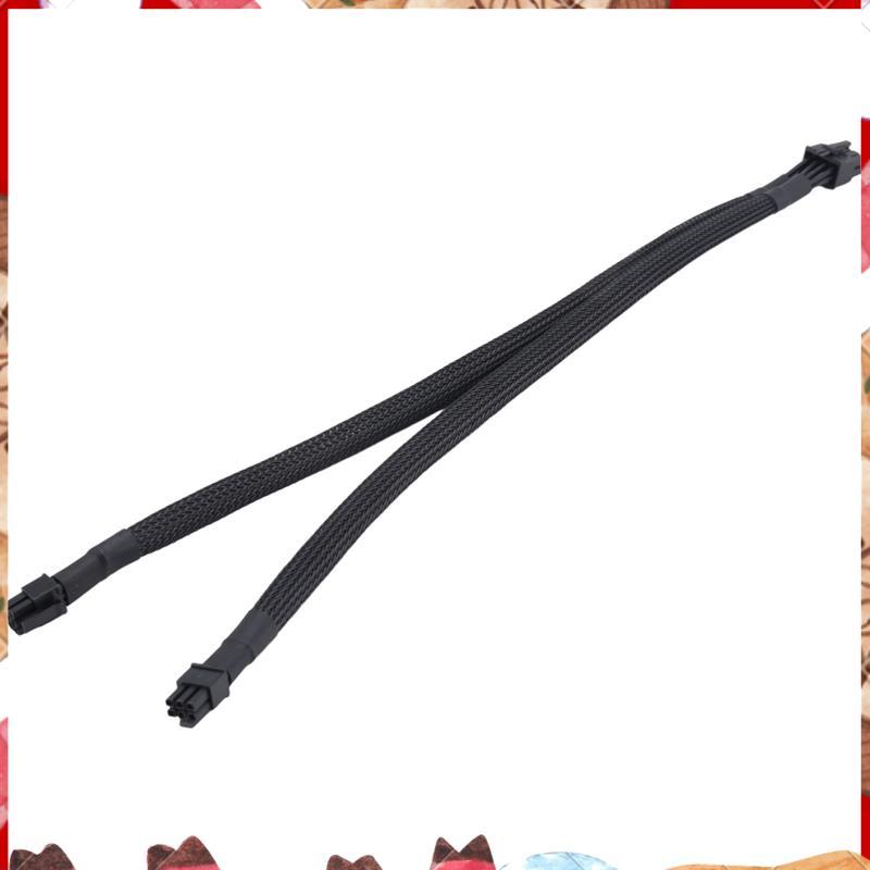 Dual Mini 6 Pin ถึง 8 Pin PCI Express การ์ดอะแดปเตอร์ไฟ Sleeved สําหรับ Pro Tower/Power G5 15 นิ้ว