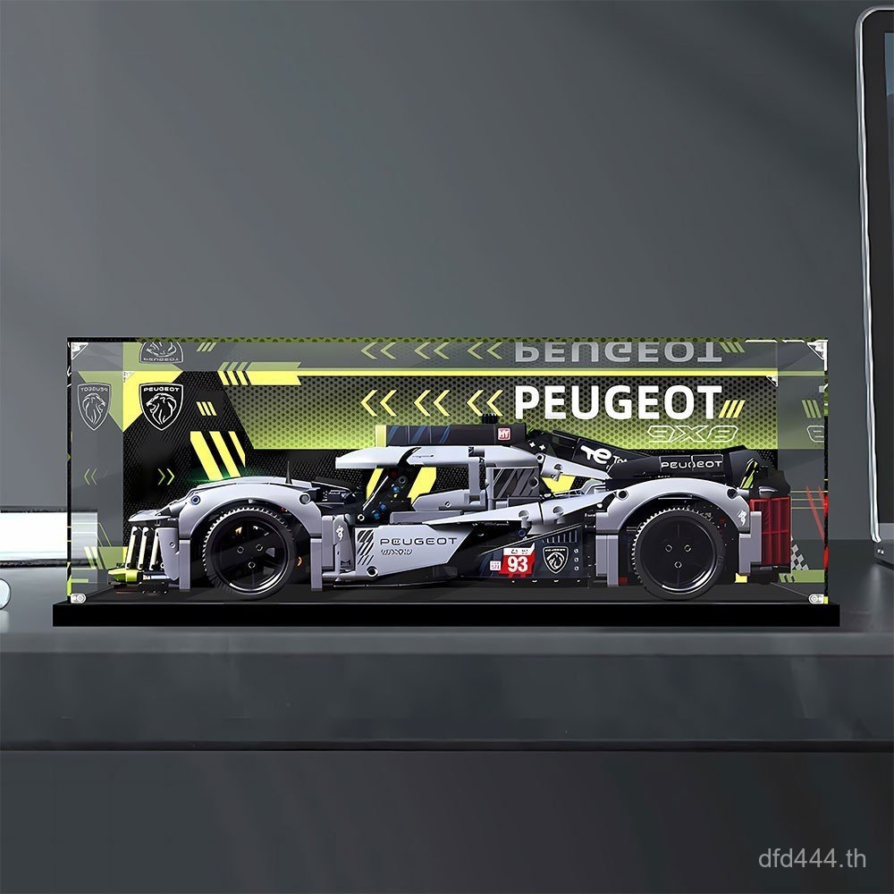 9X Le Mang ผสมกล่องเก็บ Lego 8 กล่องแสดงรูปพลังงานอะคริลิค 42156 รถสปอร์ต Peugeot เหมาะสําหรับ THMA