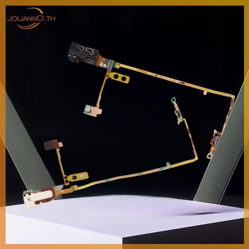 Joliann0 สําหรับ IPod Nano 5 5th Gen ck สีขาวหูฟังแจ็คถือสวิทช์ไมโครโฟนโมดูล Flex สายซ่อม th