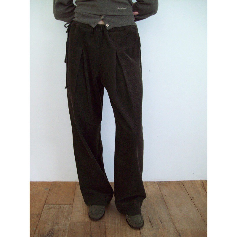 SR-STUDIO smoothmood 韩国 Coprin 绳 宽松 灯 休闲裤 UZYJ