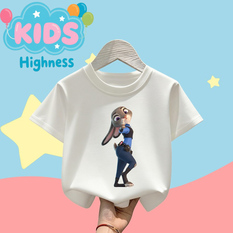 (จัดส่งตลอด 24 ชั่วโมง)KIDS Highness เสื้อเด็ก เสื้อคอกลม ใส่สบาย ลายพิมพ์แฟชั่น #N91