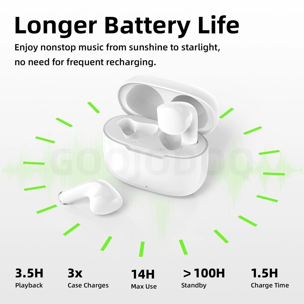 GOOJODOQ J237 หูฟัง Bluetooth 5.3 ไร้สาย เสียง HiFi thumbnail 5