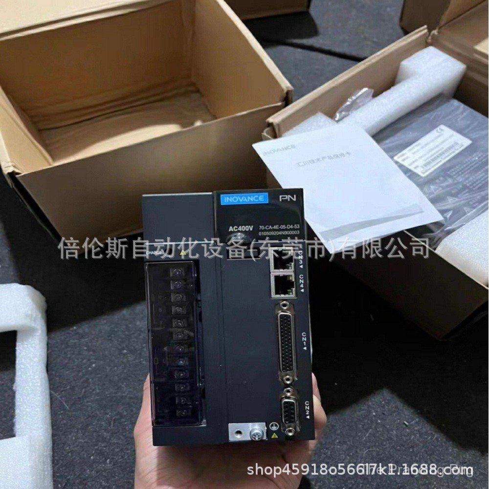 Shinhuichuan 380V 1.5KW Servo Driver IS620FT5R4I ที่พักสินค้าคงคลัง