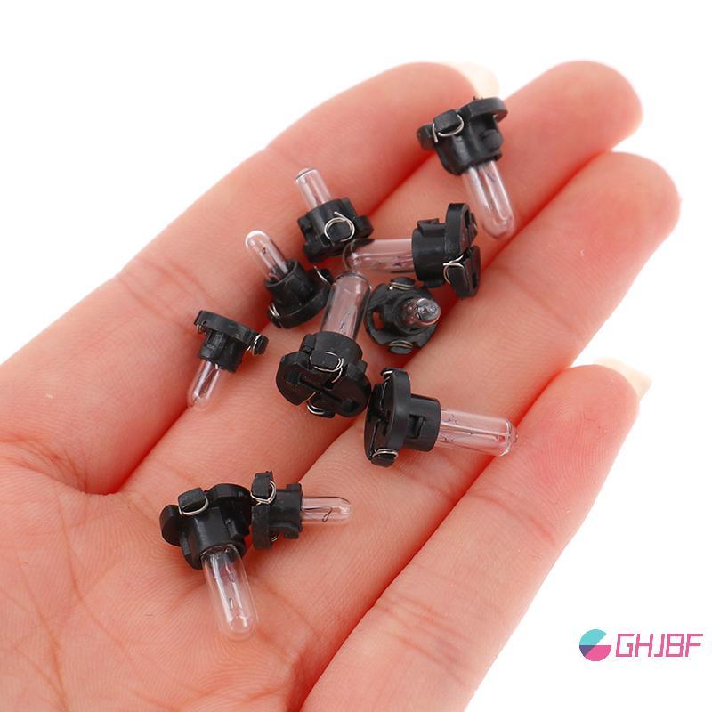 GHJBF] 5 ชิ้น Nintendo T4.2 หลอดไฟ LED ภายในรถ Wedge Dashboard Warming Indicator โคมไฟ nicen คอเต่า 