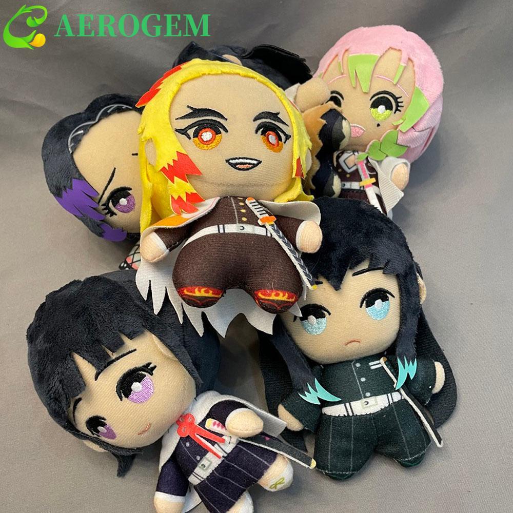 AEROGEM ตุ๊กตาของเล่นญี่ปุ่นอะนิเมะ Nezuko Zenitsu Kyoujurou ของขวัญ Inosuke ตุ๊กตาเครื่องประดับ