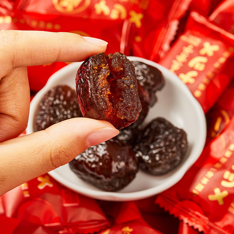 Yifa Double Happiness Dates Raw Nobles Wedding Candy ไร้เมล็ด วันที่หวาน ขนมแต่งงาน ของที่ระลึก 500g