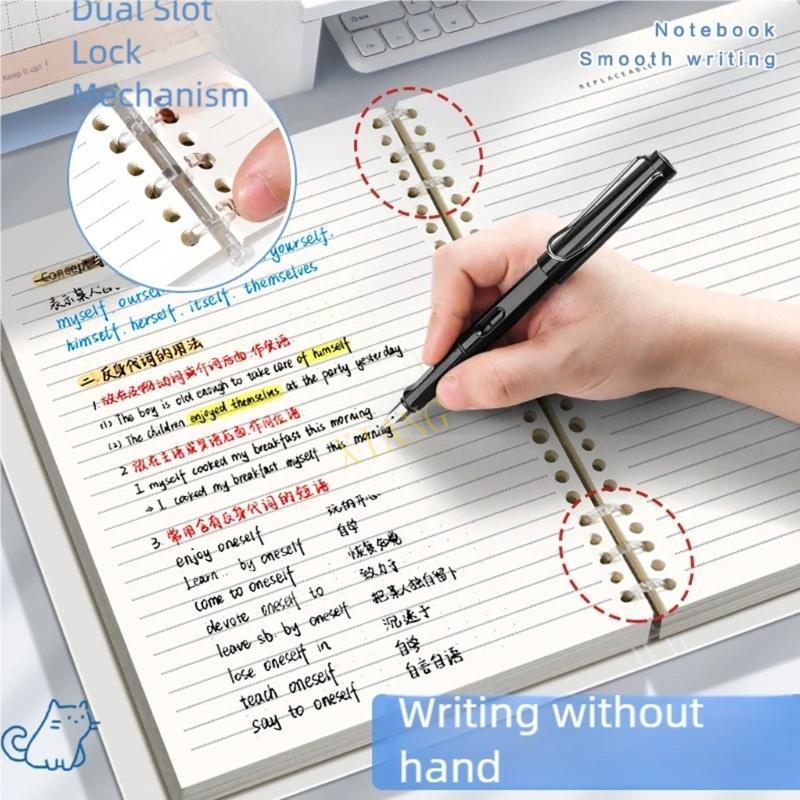 XGB Journal Planner A 5 B5 โน๊ตบุ๊คสําหรับบันทึกและวารสารเขียนหน้าที่ถอดออกได้